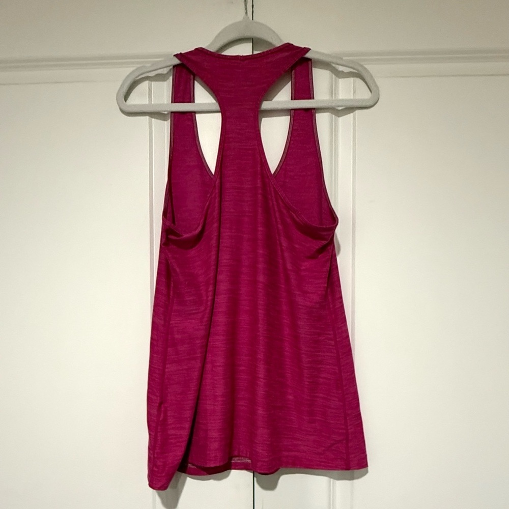 Kirkland Signature Racerback Tank Top - Fuchsia Pink - Picture 3 of 4